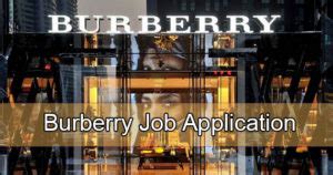 burberry job offer|burberry jobs uk.